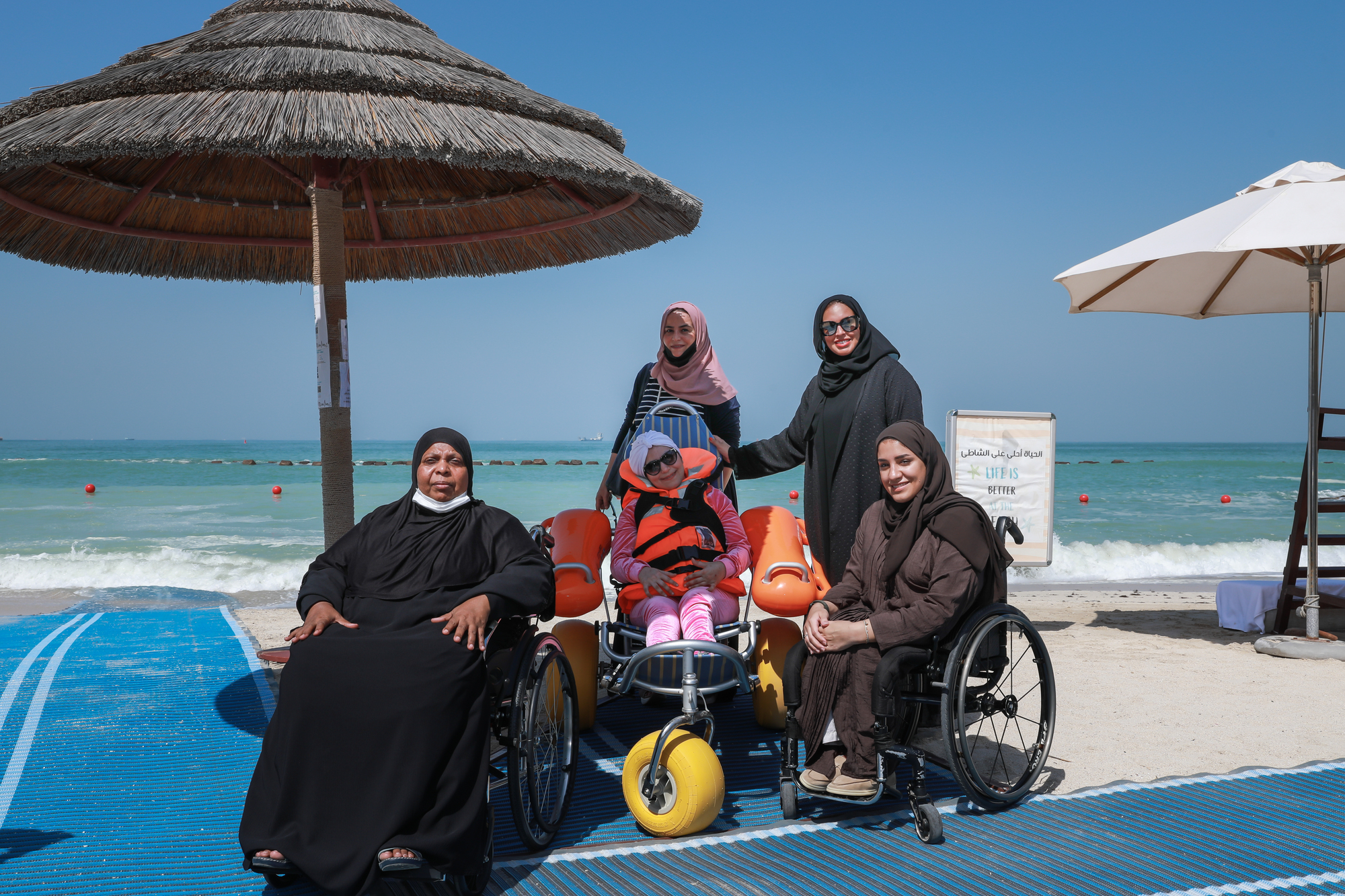 SLC Launches ‘Beach Floating Wheelchair’ Service for Women with Disabilities and the Elderly